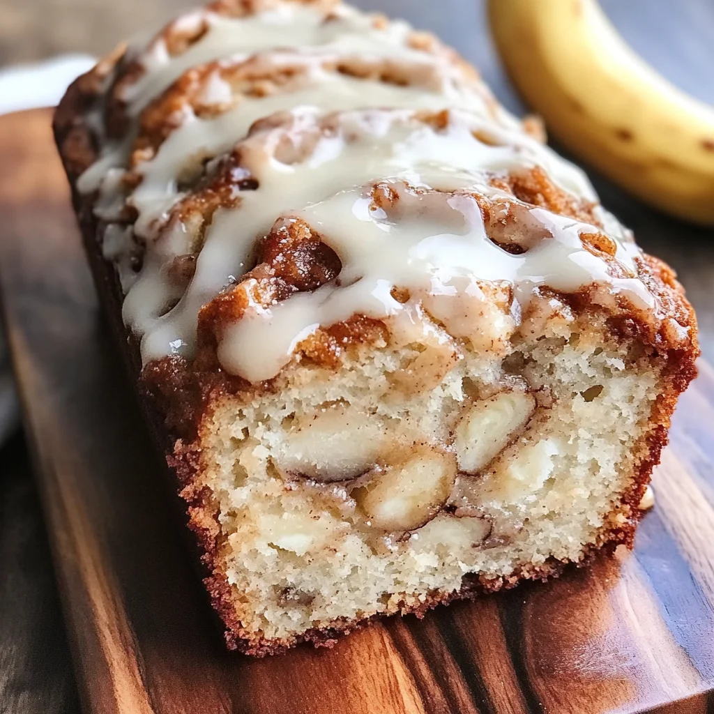 Cinnamon Roll Bananenbrot für den perfekten Genuss