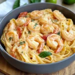 Cremige Garnelen-Pasta