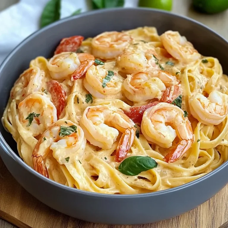 Cremige Garnelen-Pasta