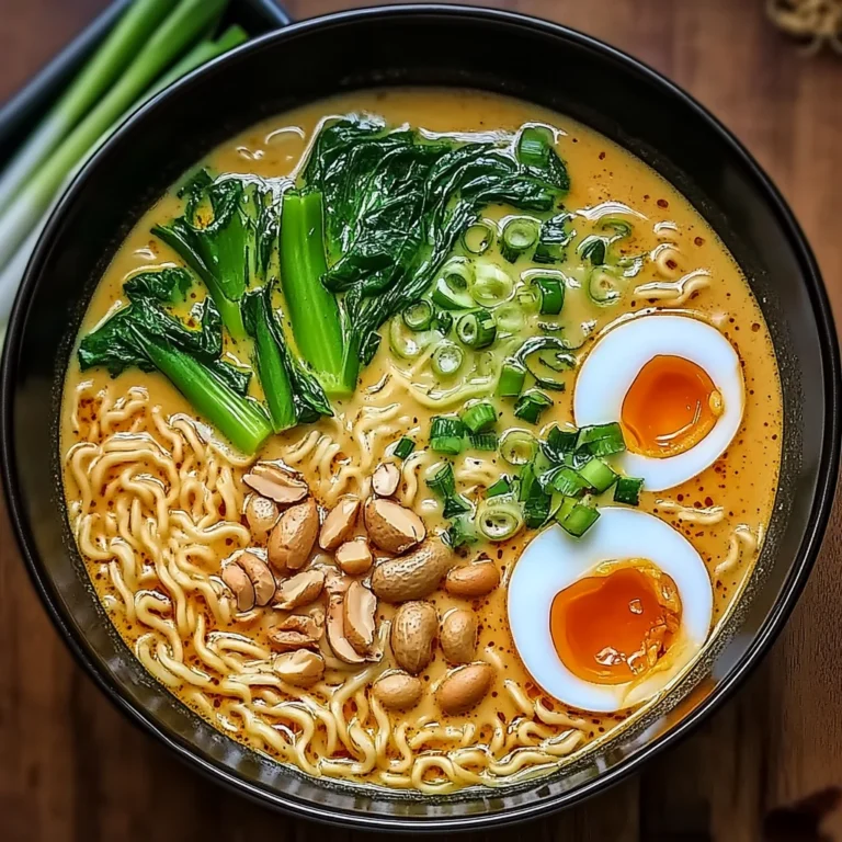 Cremige Ramen mit Erdnuss & Kokos für Soul Food