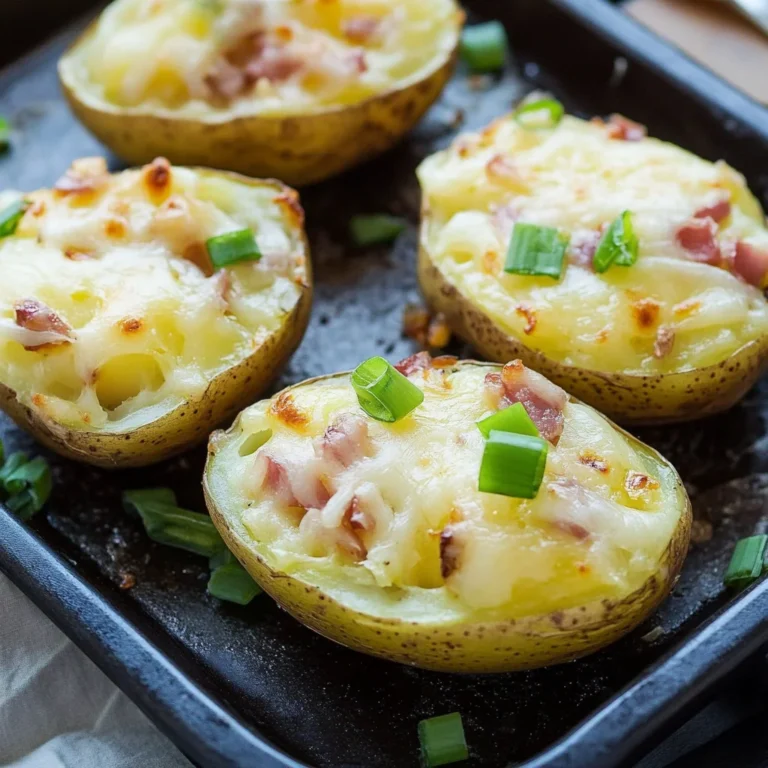 Gefüllte Kartoffeln nach Flammkuchen Art