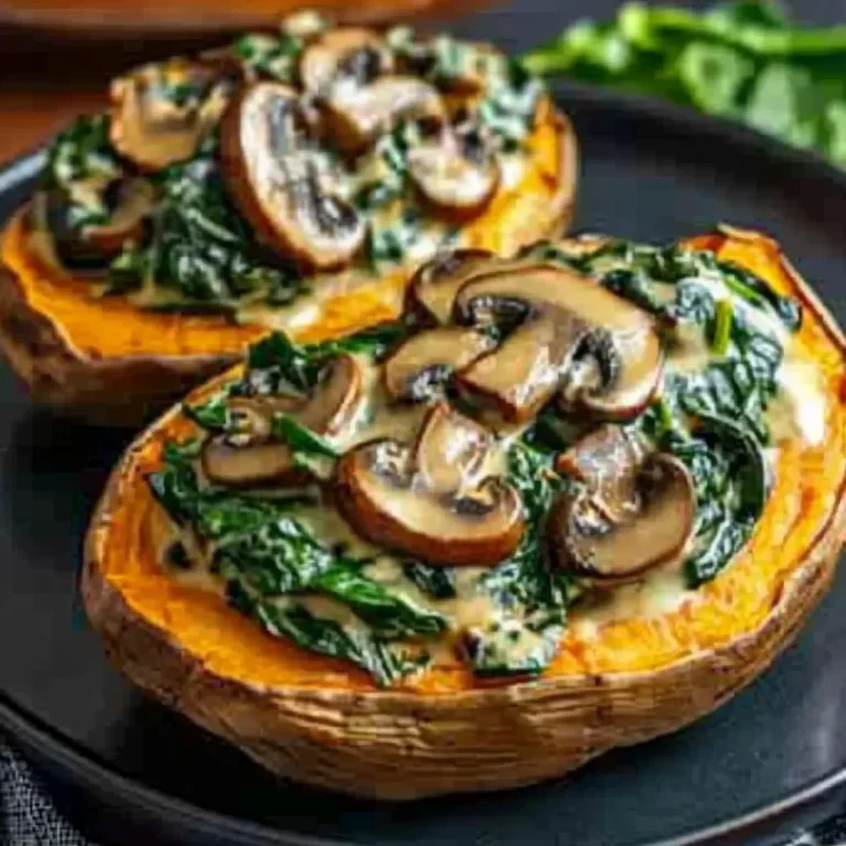 Gefüllte Süßkartoffeln mit Champignons und Spinat: Ein Unglaubliches Ultimatives Rezept