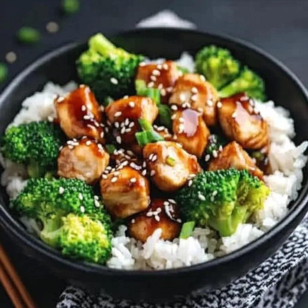 Gesundes Chicken Teriyaki mit Brokkoli und Reis – So unglaublich lecker!