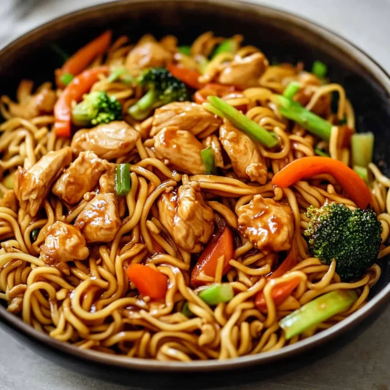 Hähnchen Teriyaki Nudeln