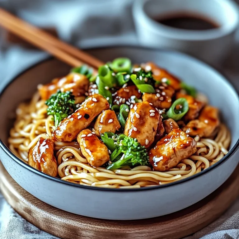 Hähnchen Teriyaki Nudeln: Schnell und perfekt zubereitet