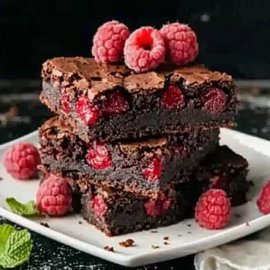 Himbeer-Brownies:
