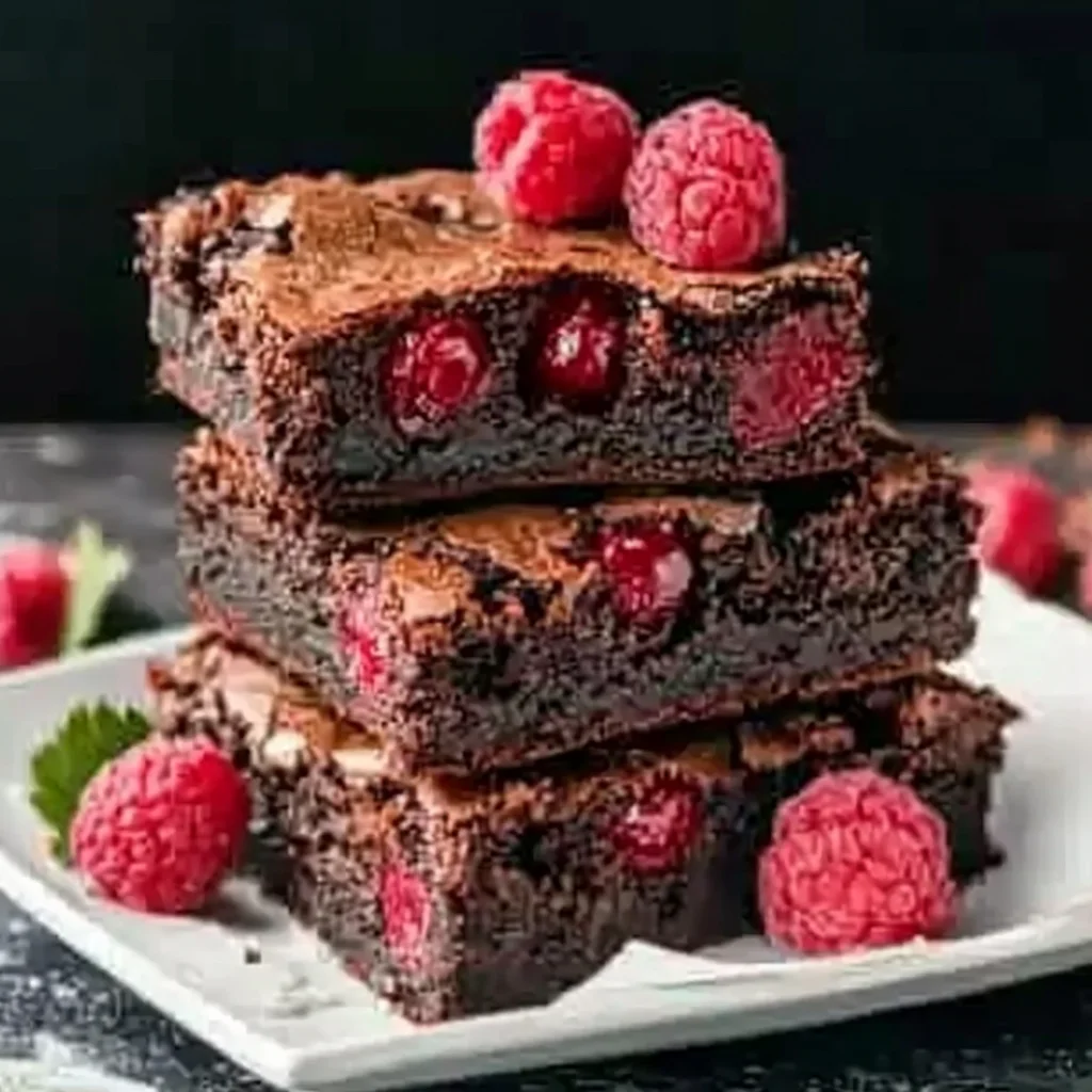 Himbeer-Brownies: