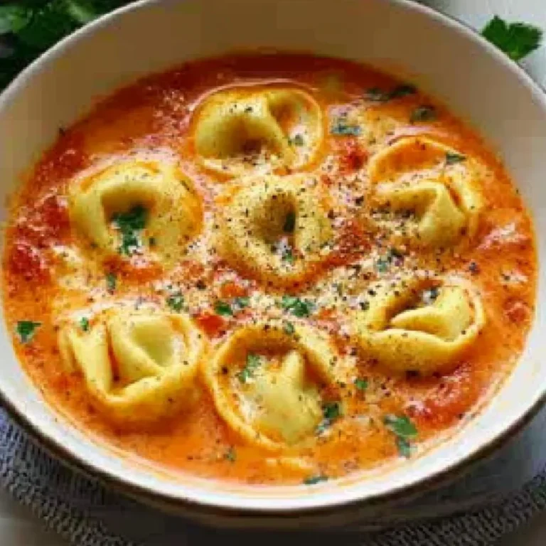 Käse-Tomaten-Tortellini-Suppe: Herzhaft & Lecker!