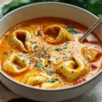 Käsige Tomaten-Tortellini-Suppe: Herzhaft und einfach lecker!