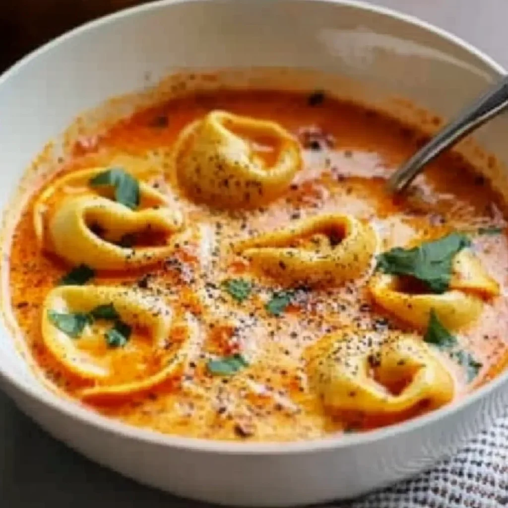 Käsige Tomaten-Tortellini-Suppe: Herzhaft und einfach lecker!