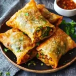 Knusprige Gemüsetaschen (veganes Rezept) – gesundes Abendessen leicht gemacht