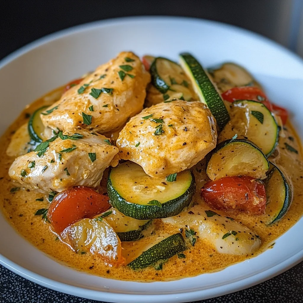 Paprika-Zucchini-Rahm-Hähnchen: Ein Unglaubliches Ultimatives Rezept