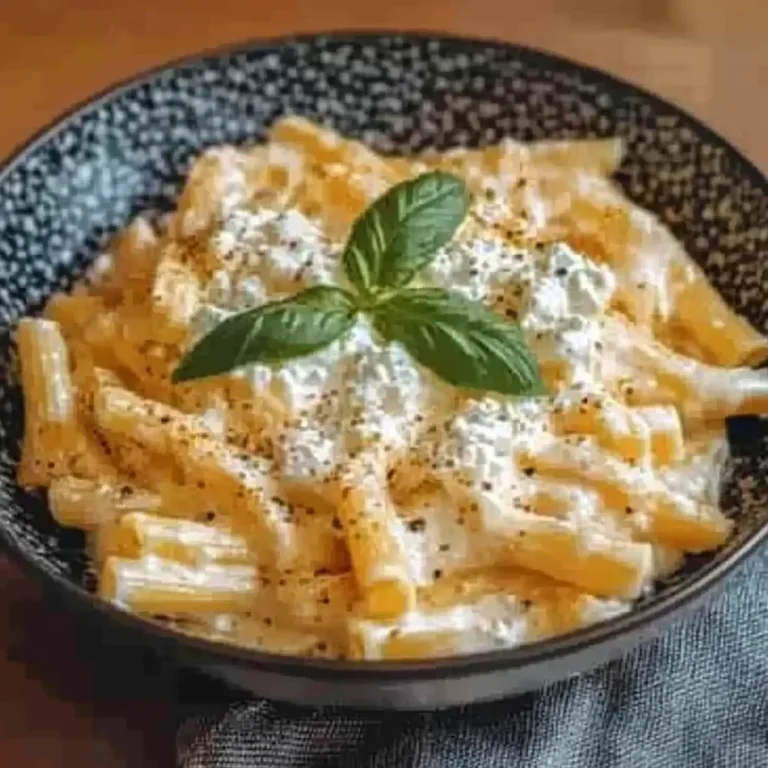 Protein Nudeln mit Hüttenkäse