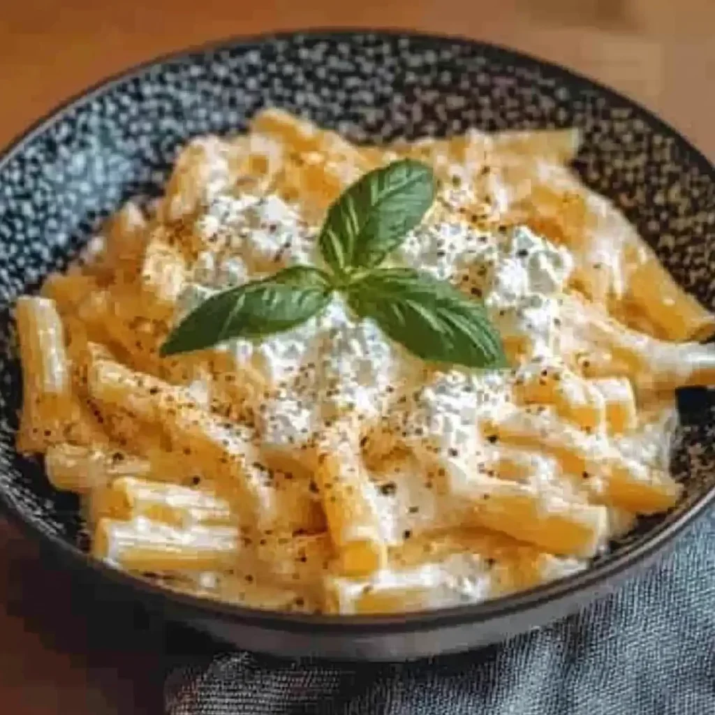 Protein Nudeln mit Hüttenkäse