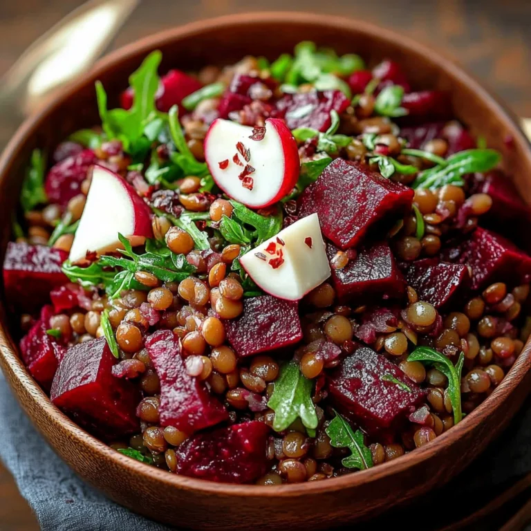 Rote Bete Linsen Salat: Das einfache Rezept für einen gesunden Genuss