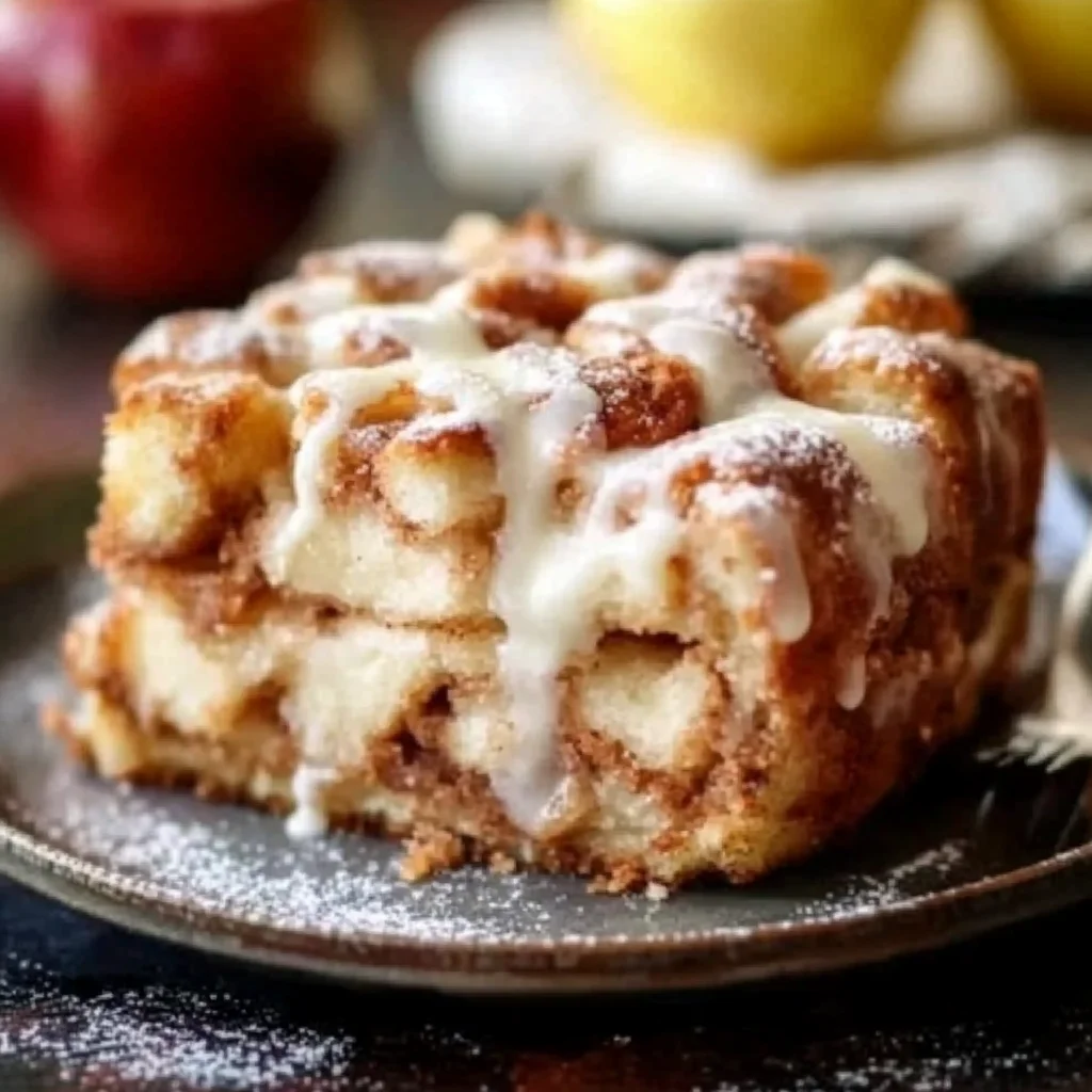 Saftiger Zimtschnecken Apfelkuchen