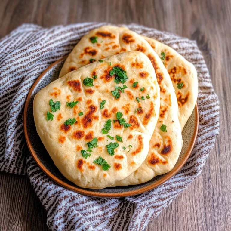 Schnelles Pfannenbrot ohne Hefe (Rezept mit Joghurt)