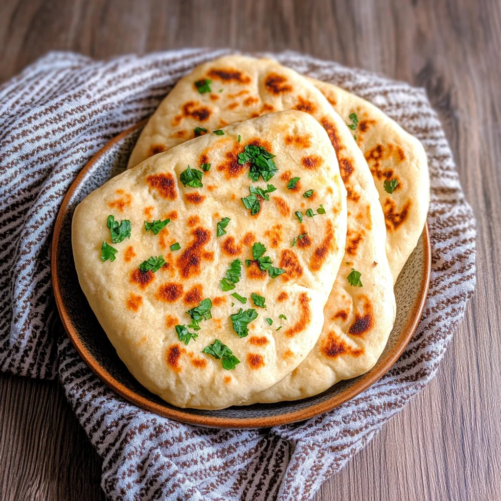 Schnelles Pfannenbrot ohne Hefe (Rezept mit Joghurt)