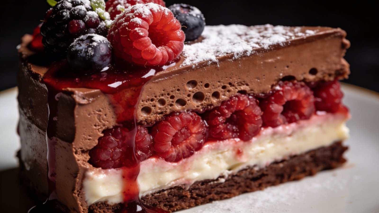 Schokoladen Himbeer Mousse Torte – Einfach & Cremig - Kreative Gerichte