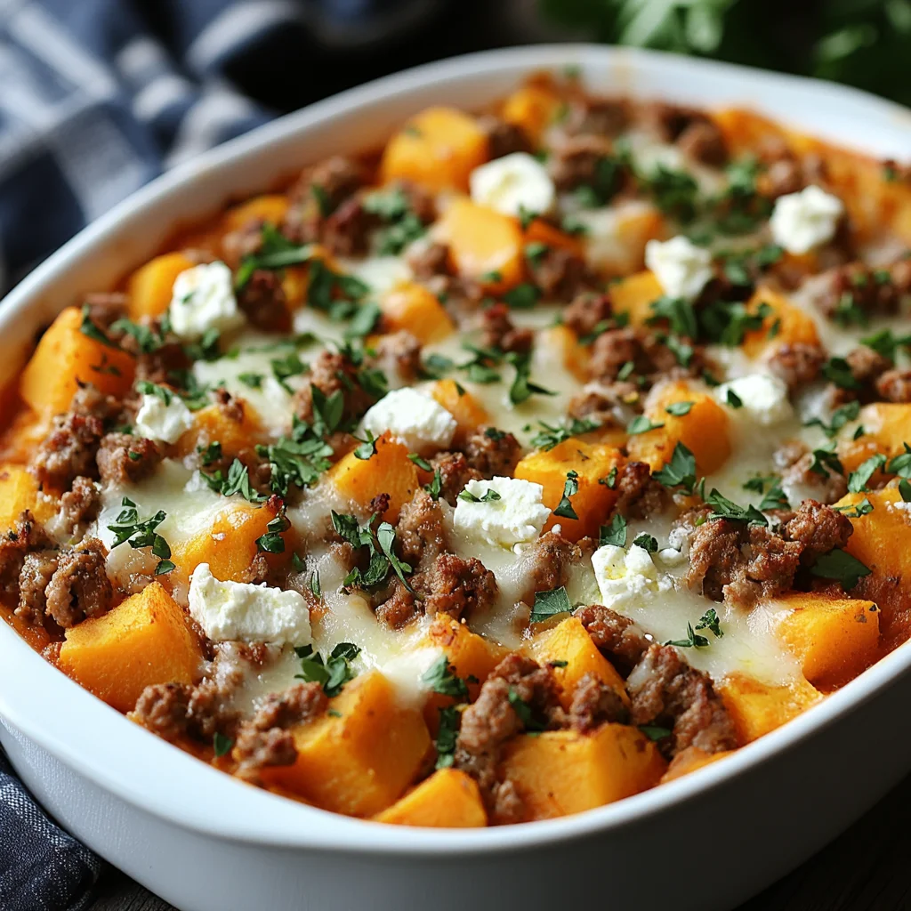 Süßkartoffel-Hackfleisch-Auflauf