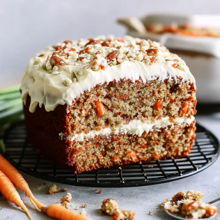 Zuckerfreier Karottenkuchen mit Frischkäse Frosting