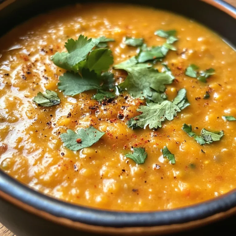 Aromatische Rote Linsensuppe – herzhaft und gesund genießen!