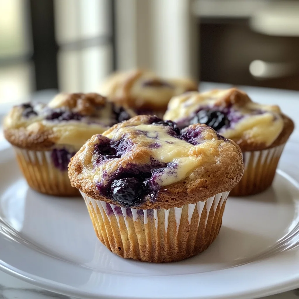 Blaubeer-Frischkäse-Muffins: Ein Unglaubliches Ultimatives Rezept für 6 Portionen