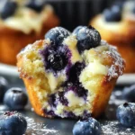 Blaubeer Frischku00e4se Muffins: Das einfache Rezept fu00fcr saftige Muffins