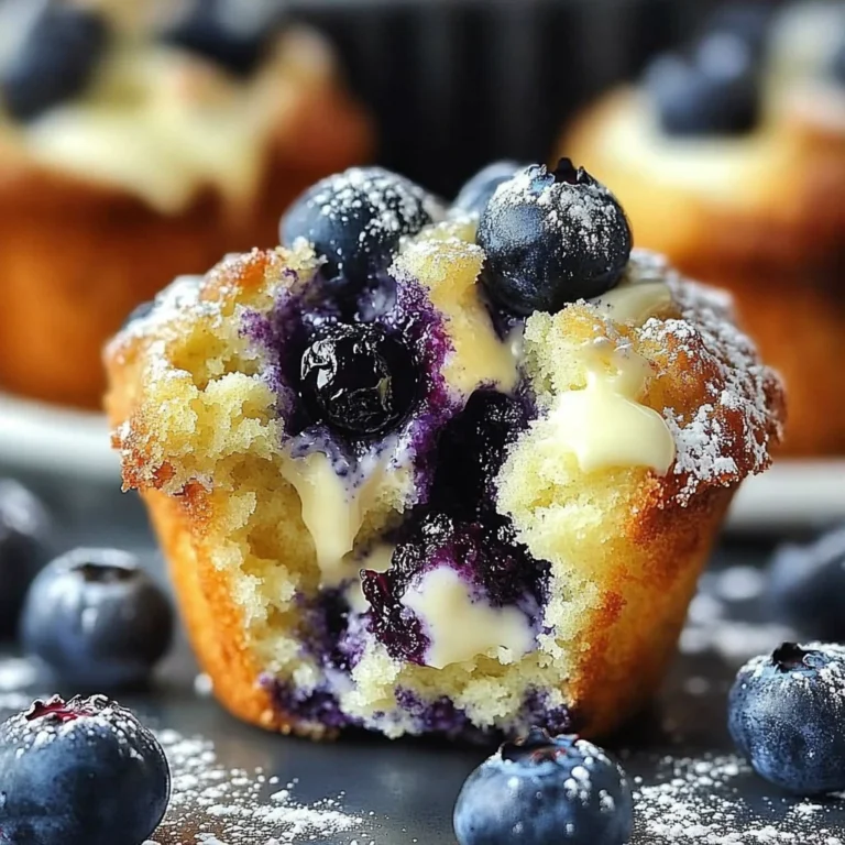 Blaubeer Frischku00e4se Muffins: Das einfache Rezept fu00fcr saftige Muffins