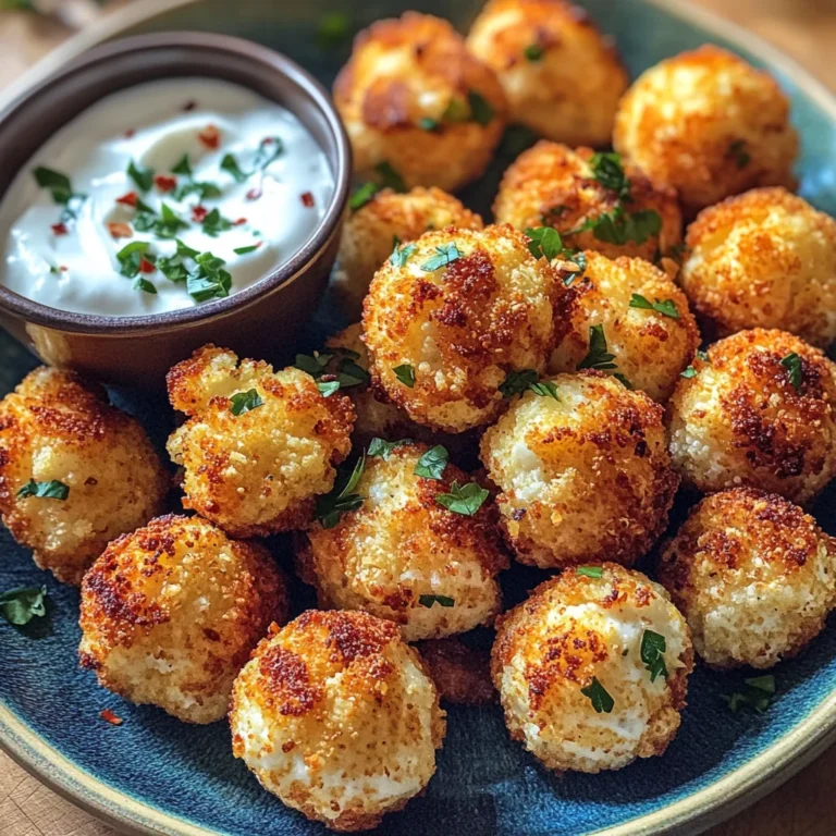 Blumenkohl Mozzarella Bällchen gesund: Das einfache Rezept für leckere Snacks