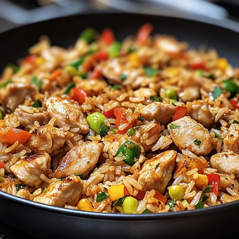 Bratreis mit Hähnchen