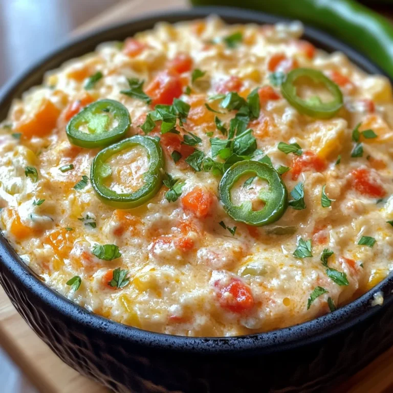 Bunter Paprika-Käse-Dip – Würziger Genuss mit Jalapeño