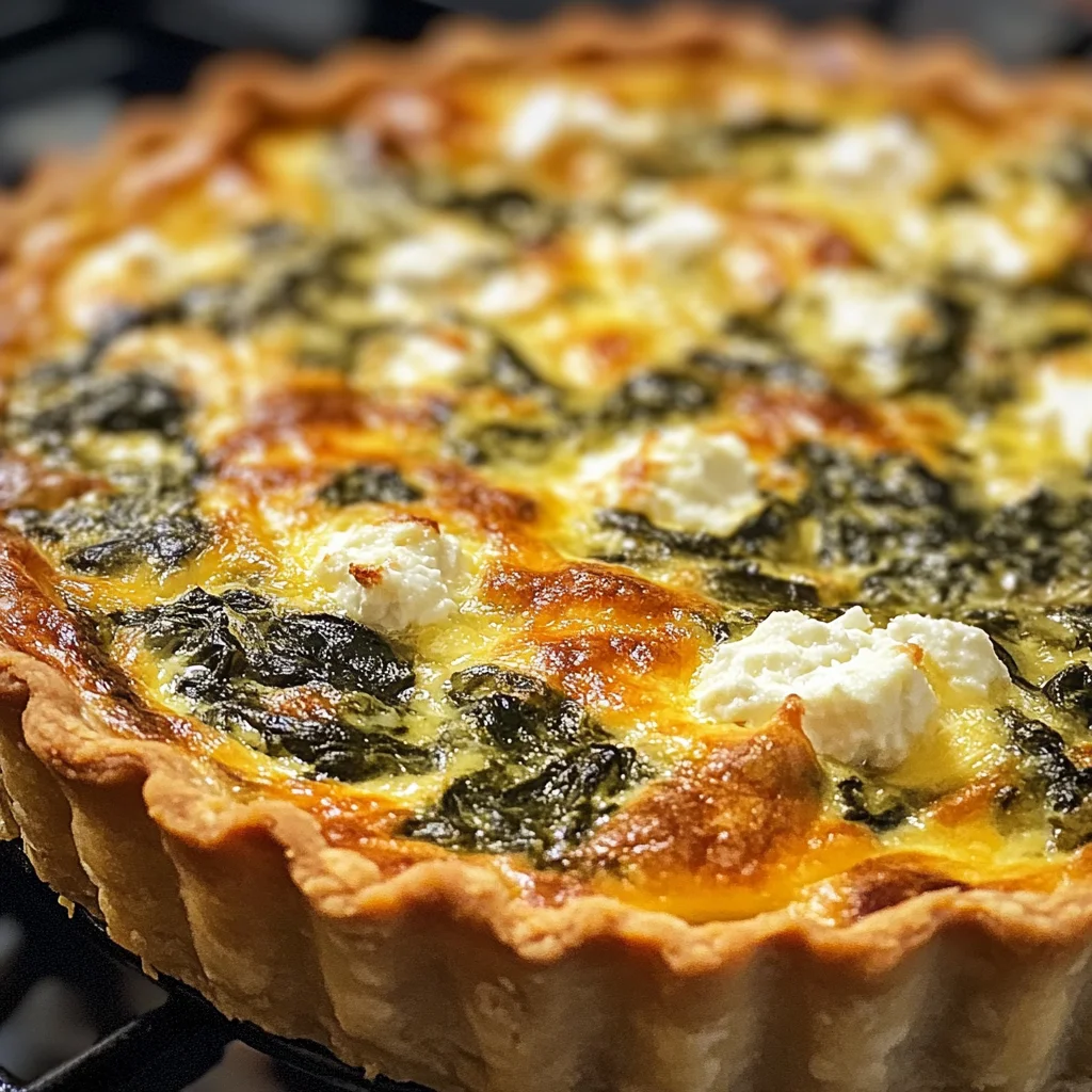 Cottage Cheese Spinach Quiche ohne Boden – Gesund und Lecker