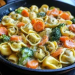 Cremige Gemüse Tortellini Pfanne – Schnelles Rezept für Genießer