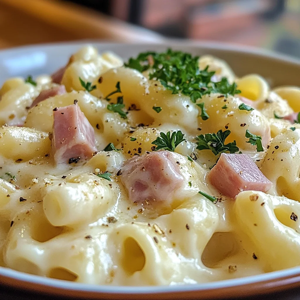 Cremige Käse Schinken Nudeln – schnell und unwiderstehlich