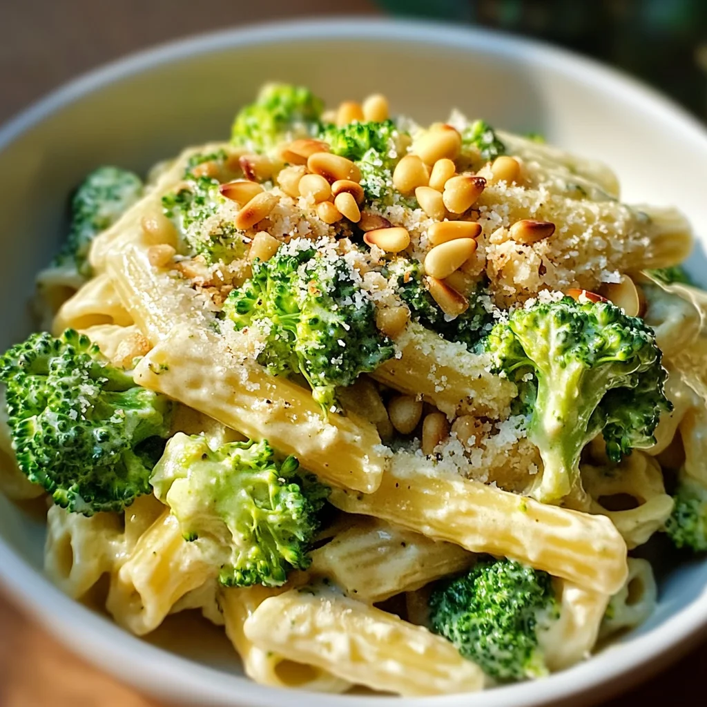 Cremige Vegane Nudeln mit Brokkoli