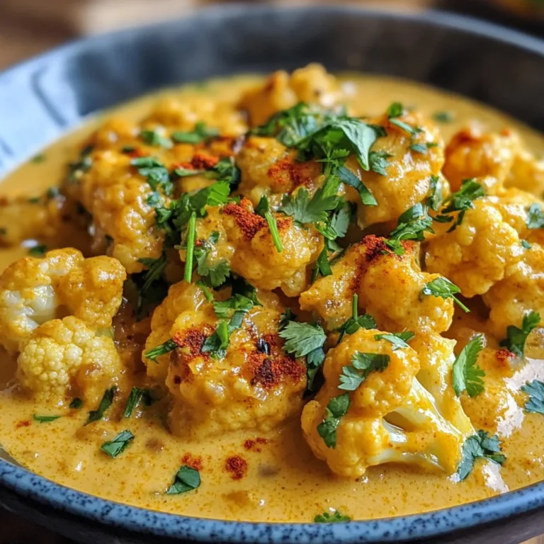 Cremiger Blumenkohl-Curry aus dem Backofen: Ein Unglaublich Ultimatives Rezept mit 7 Zutaten