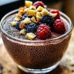 Cremiger Schokoladen-Chia-Pudding für jeden Tag
