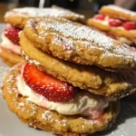 Erdbeer-Käsekuchen-Kekse