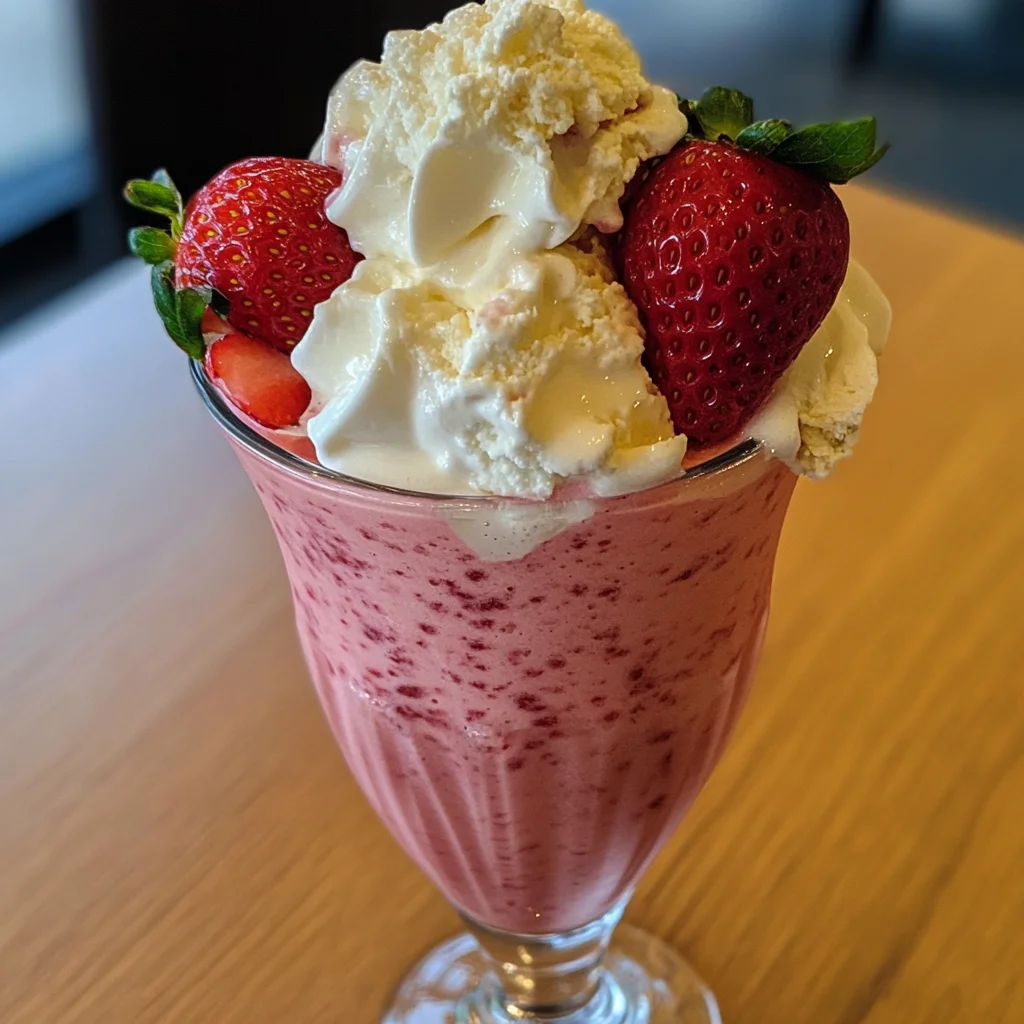 Erdbeer-Milchshake: