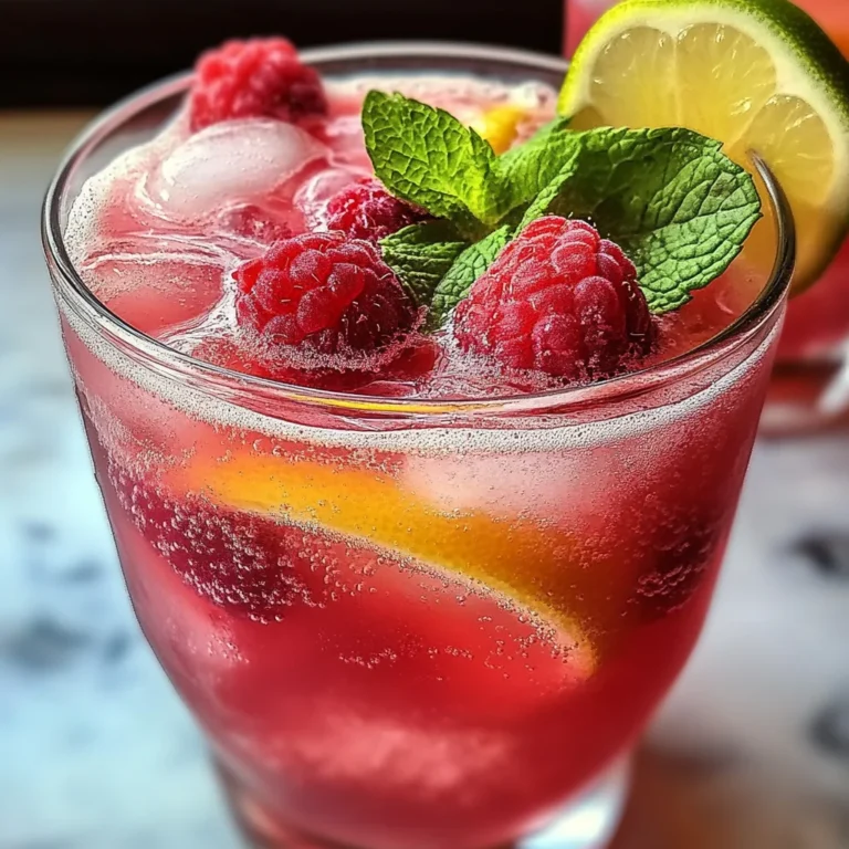 Erfrischende Himbeerlimonade selbst machen