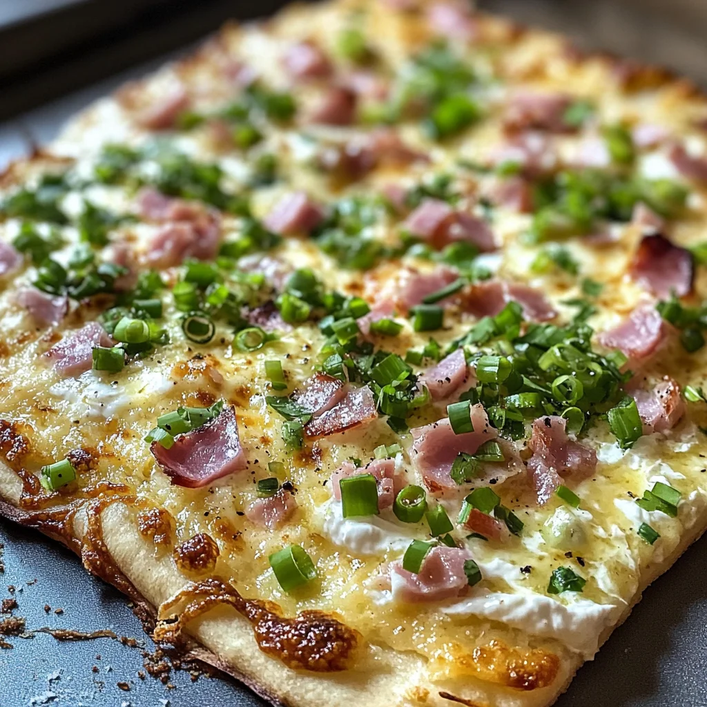 Flammkuchen Low Carb
