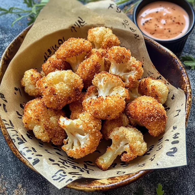 Gebackener Blumenkohl: Knusprige Nuggets aus dem Ofen oder Airfryer
