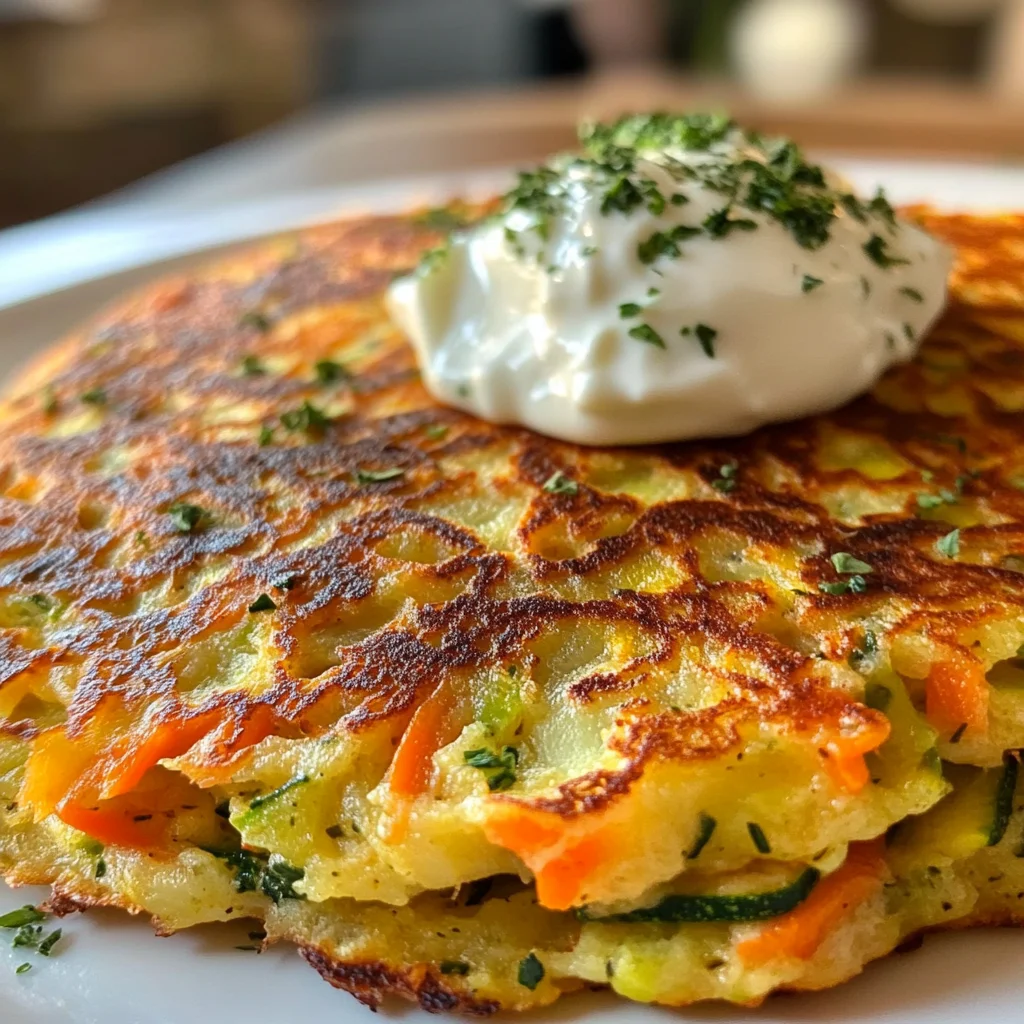 Gemüsepfannkuchen mit Kräuterdip: Ein Unglaubliches Ultimatives Rezept
