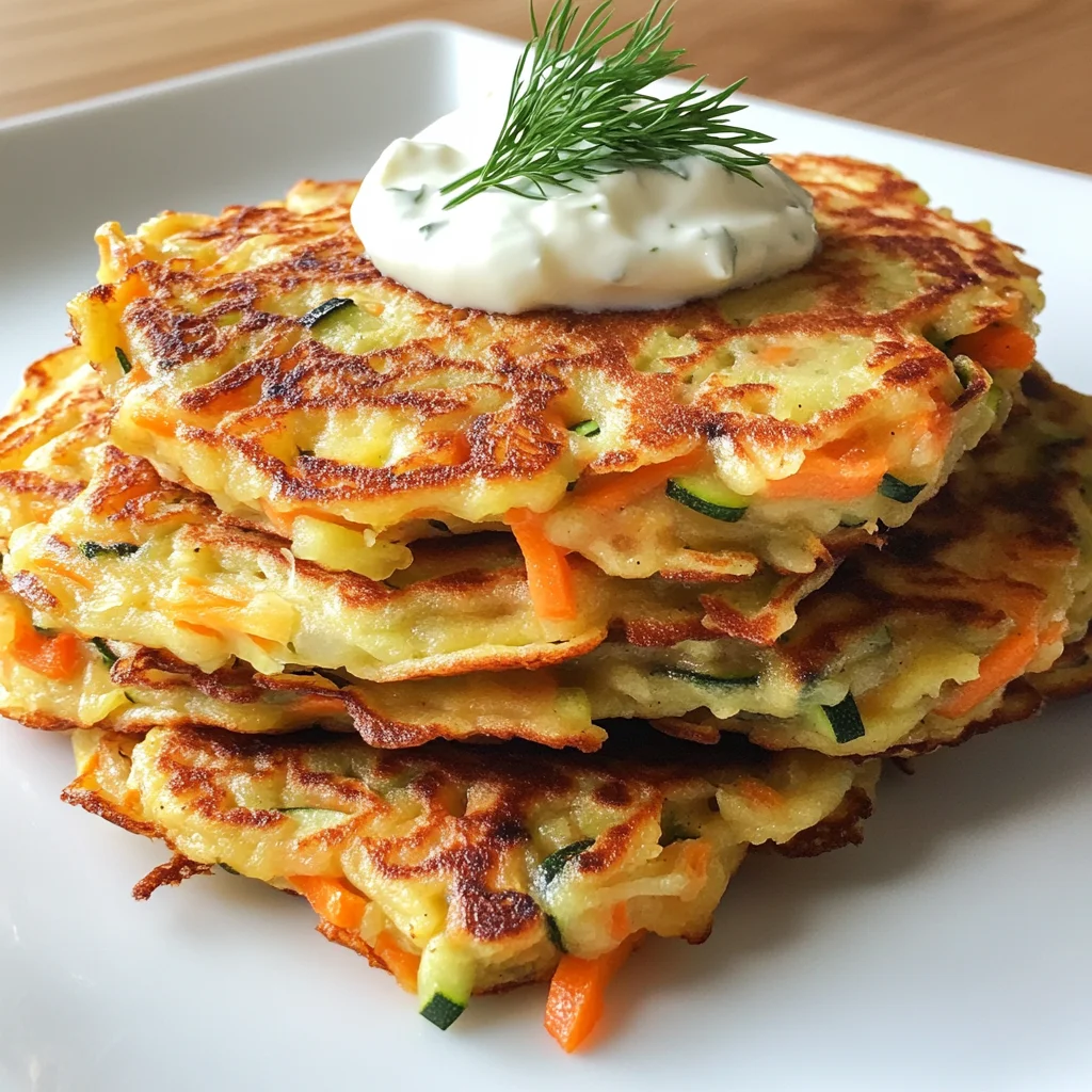 Gemusepfannkuchen mit krauterdip