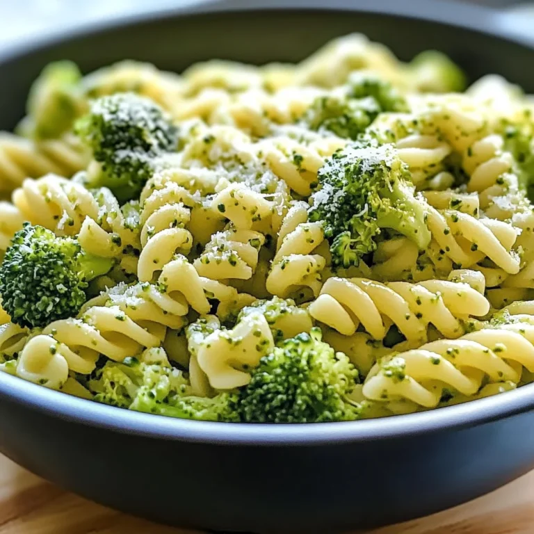 Gesunde Brokkoli Pasta für ein schnelles Abendessen