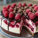 Himbeer-Frischkäse-Torte mit knackigem Schoko-Drip: Ein Unglaubliches Ultimatives Rezept