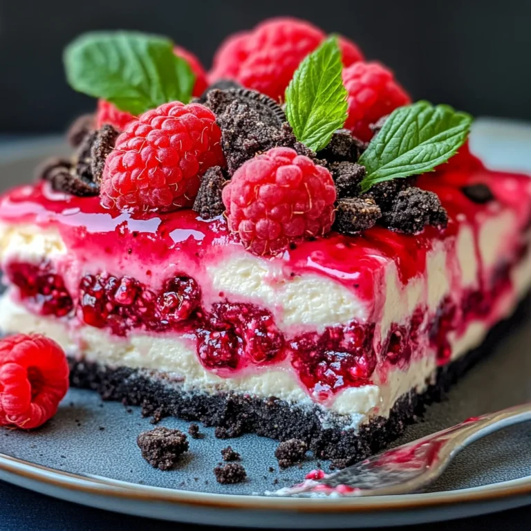 Himbeer-Oreo-Dessert: Ein Unglaubliches Ultimatives Rezept