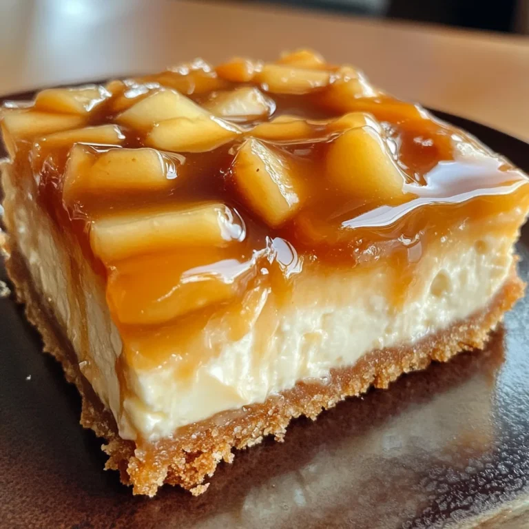 Karamell-Apfel-Cheesecake-Schnitten – unwiderstehlich gut!