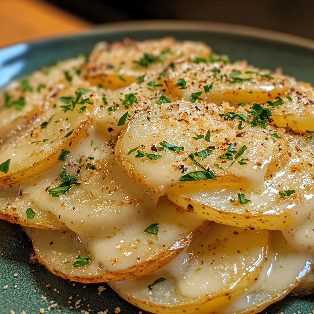 Kartoffeln mit cremiger Knoblauchsoße einfach zubereiten